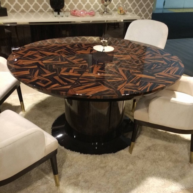 1424 Round INLAY Table